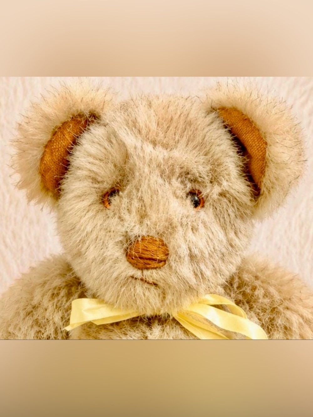 Vintage 1983 Mother Grimm Artist Teddy Bear 15" Mohair Signed Collectable - Picture 5 of 10